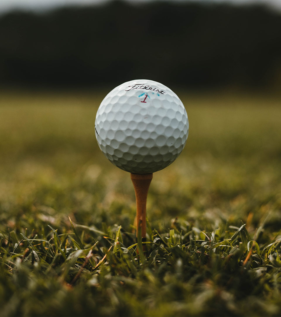 Golf Ball on Tee